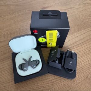 Beats by Dre Powerbeats Fit Pro Sage Green and Dark Gray Wireless Earbuds